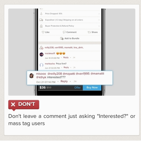 1 of 2 Poshmark Do's and Don'ts - Picture 9 of 11